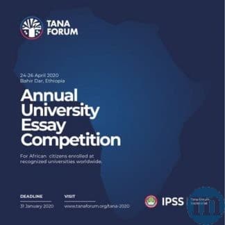 Tana Forum Annual University Essay Competition