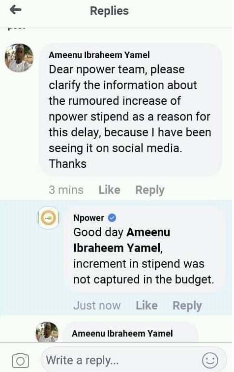 npower stipend increment npower stipend increment