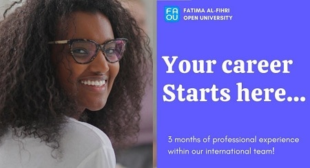 Fatima Al Fihri Open University Autumn Internship