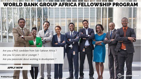 World Bank Group WBG Africa Fellowship Program