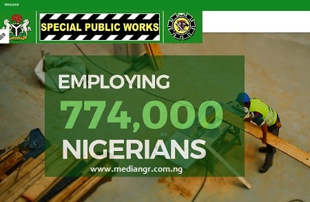Special Public Works SPW Recruitment Portal 2020 - specialpublicworks.gov.ng