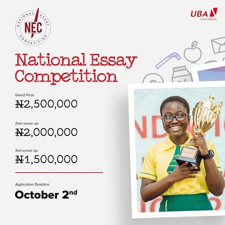 Eshiet Abasiekeme Emerges Winner of UBA Essay Competition 2026