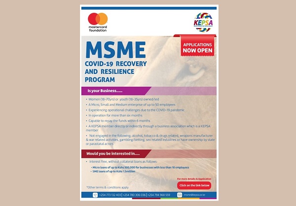 Kenya MSME Covid-19 Resilience & Recovery Program 2026/2027