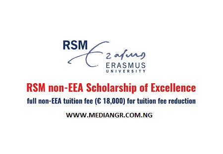 Erasmus University Management Scholarships 2021 for Non EEA Students