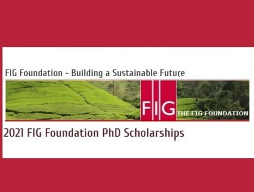 FIG Foundation Ph D Scholarship