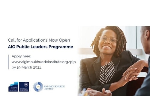 AIG-Imoukhuede Institute Public Leaders Programme 2026