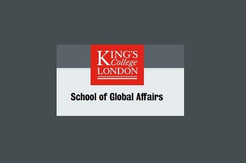 Kings College London School of Global Affairs Postgraduate Scholarships