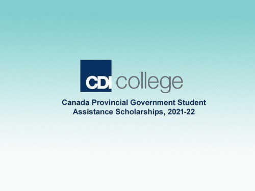 Provincial Government Student Assistance for Study in Canada