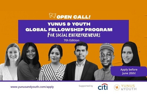 Yunus & Youth Global Fellowship Program for Young Social Entrepreneurs