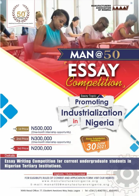 MAN at 50 Essay Competition 2021 for Undergraduate Students