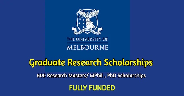 university of melbourne graduate research scholarships copy