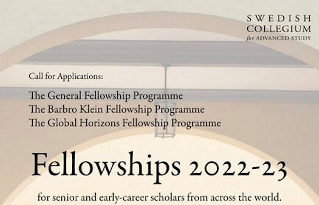 The Barbro Klein Fellowship Programme 2026 Researchers Programme