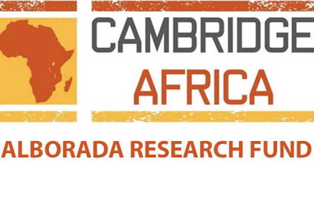 Cambridge Africa ALBORADA Research Fund 2021 for Post Doctoral Researchers