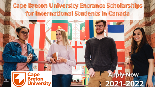 Canada Cape Breton University Entrance Scholarships 2021 2022