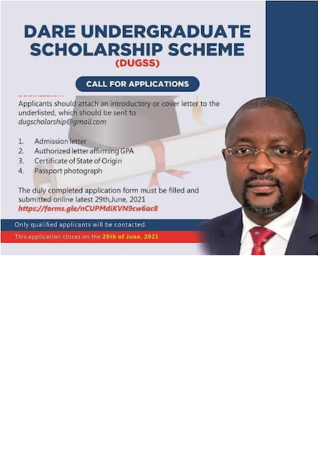 Dare Undergraduate Scholarship Scheme