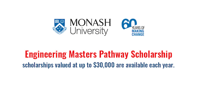 Engineering Masters Pathway Scholarship