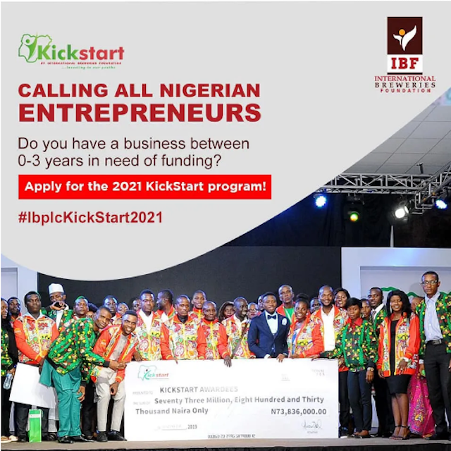 International Breweries 2021 Kickstart Programme for Entrepreneurs