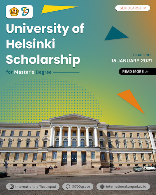 University of Helsinki International Scholarship in Finland