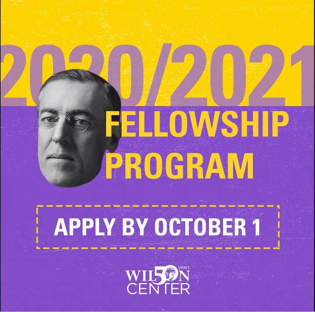 Wilson Center International Fellowship Program 2021 in the United States