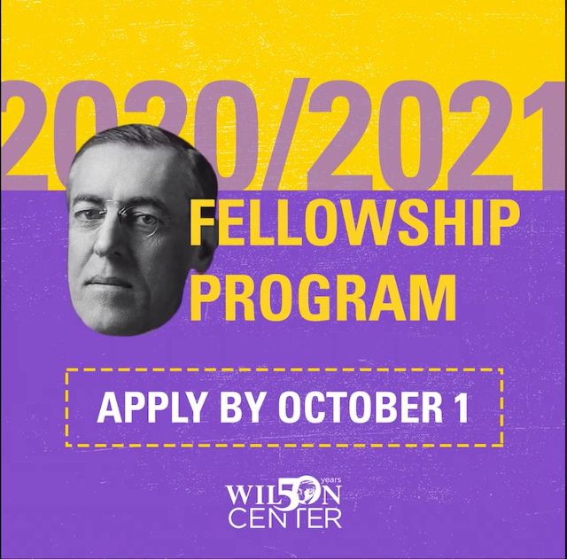 Wilson Center International Fellowship Program 2026 in the United States
