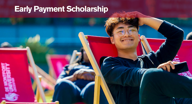 De Montfort University Leicester Early Payment Scholarship