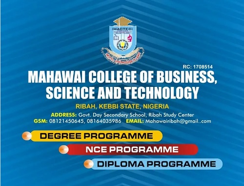 Mahawai College of Business Science and Technology MACTEC Ribah Kebbi State