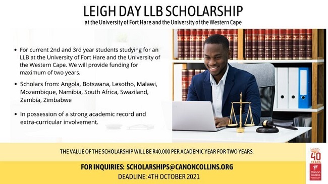 Canon Collins Leigh Day LLB Scholarship
