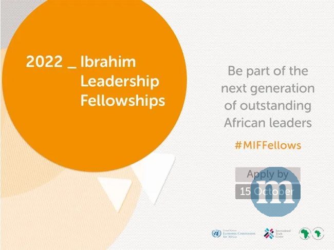 Mo Ibrahim Foundation Leadership Fellowship Program 2022 AfDB