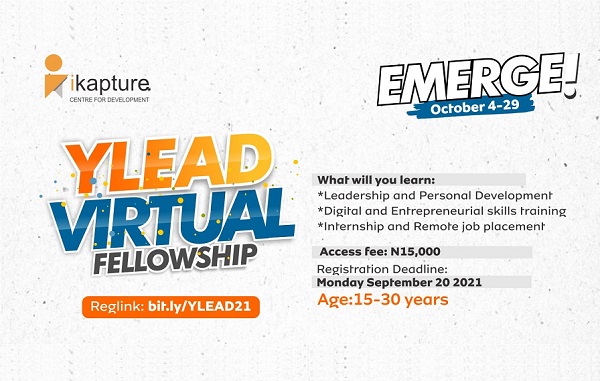 YLEAD Virtual Fellowship Program 2026 for Aspiring Young Leaders in Nigeria