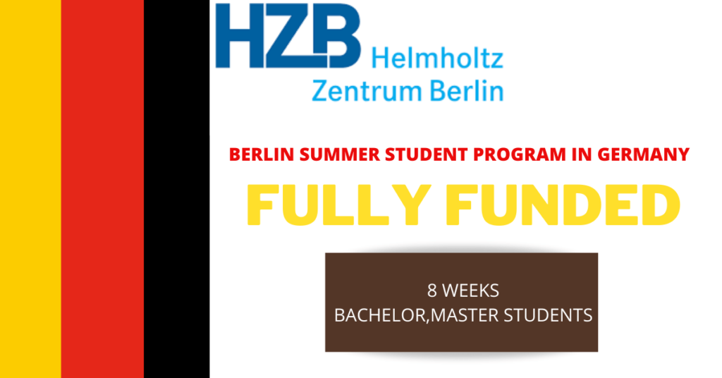HZB International Summer Student Programme