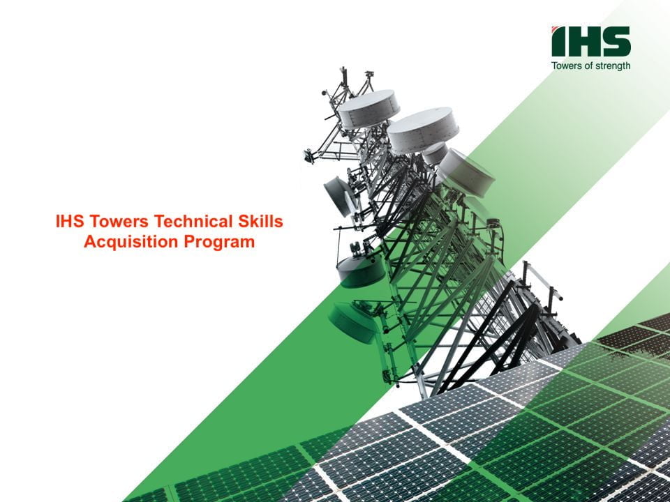 IHS Towers Technical Skills Acquisition Program 2022