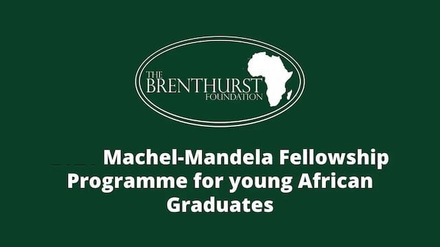 Machel Mandela Fellowship Programme for young African Graduates