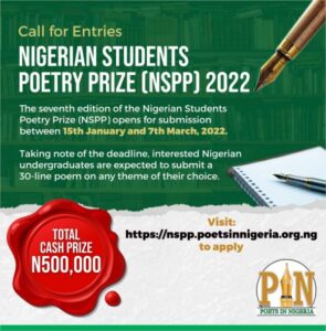 Nigerian Students Poetry Prize 2022