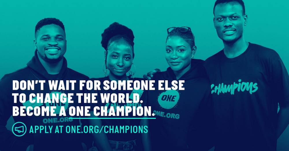 ONE Champions Program 2026 For Emerging Young Leaders in Nigeria