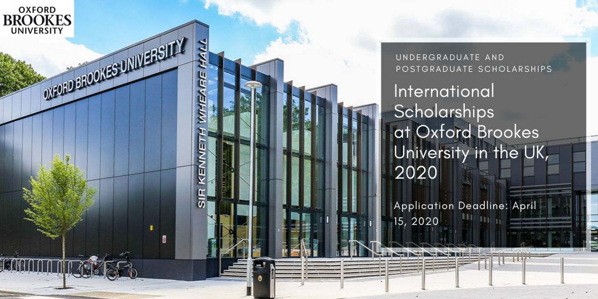 Oxford Brookes University GREAT Scholarship For Postgraduate Students