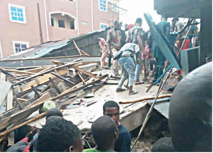 LASEMA: Five rescued, four dead in Lagos building collapse
