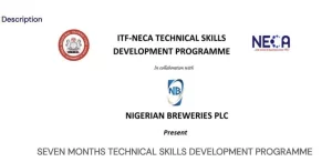 Nigerian Breweries ITF NECA Technical Skills Development Program