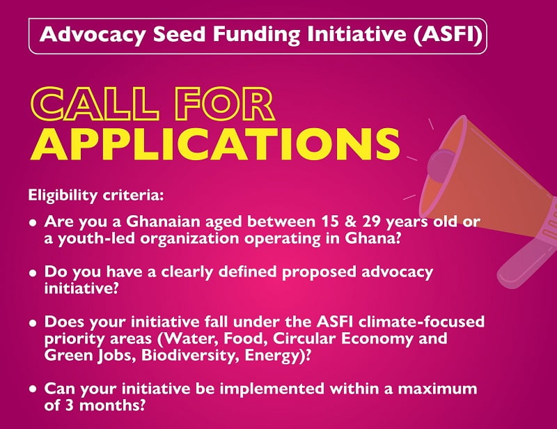 YCC Ghana Advocacy Seed Funding Initiative 2026