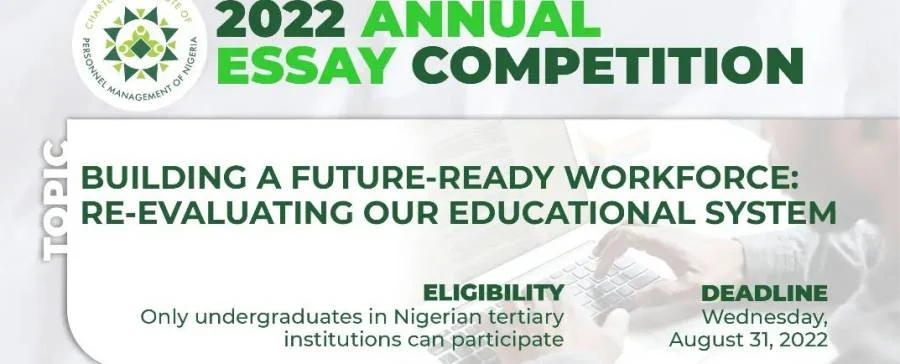 Chartered Institute of Personnel Management of Nigeria CIPM Annual Essay Competition 2022