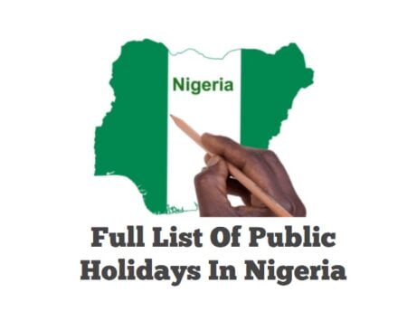 Public Holidays in Nigeria