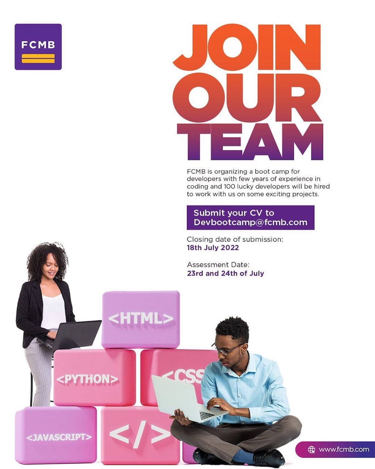 FCMB Boot Camp for Developers 2022