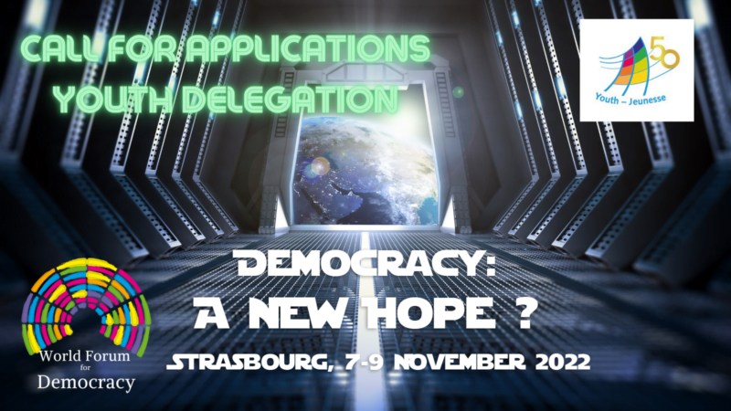 World Forum for Democracy 2022 Youth Delegation e1656968024919