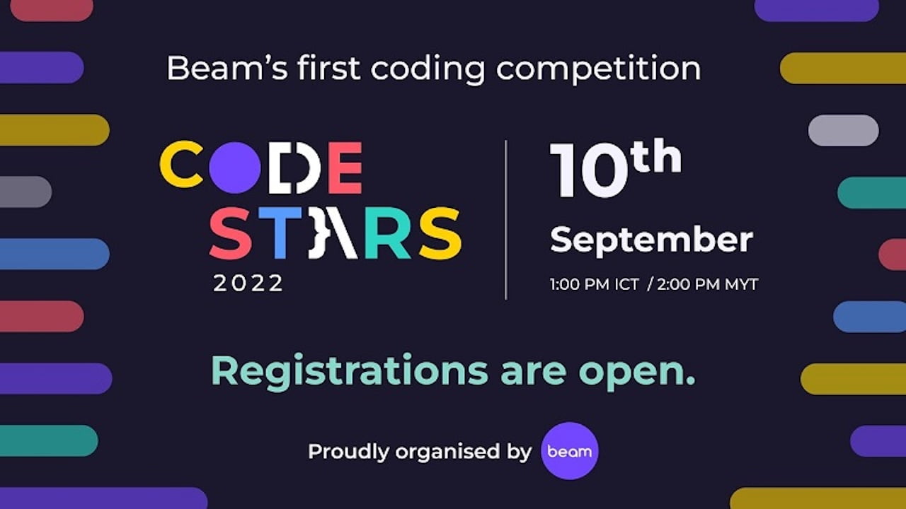 Beam Code Stars Competition 2022 for Techies in Malaysia Thailand