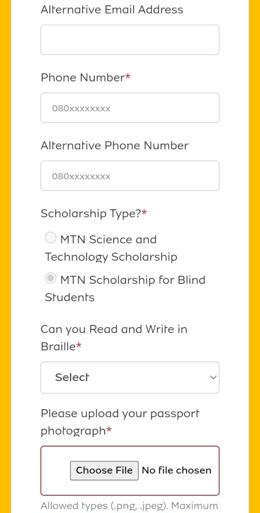 How to Apply for MTN Scholarships 2023 (Science and Tech/Blind) — Mediangr How to Apply for MTN Scholarships 2023 (Science and Tech/Blind)