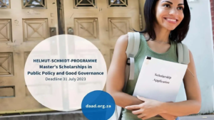 Daad Helmut-schmidt-programme Master’s Scholarships 2024