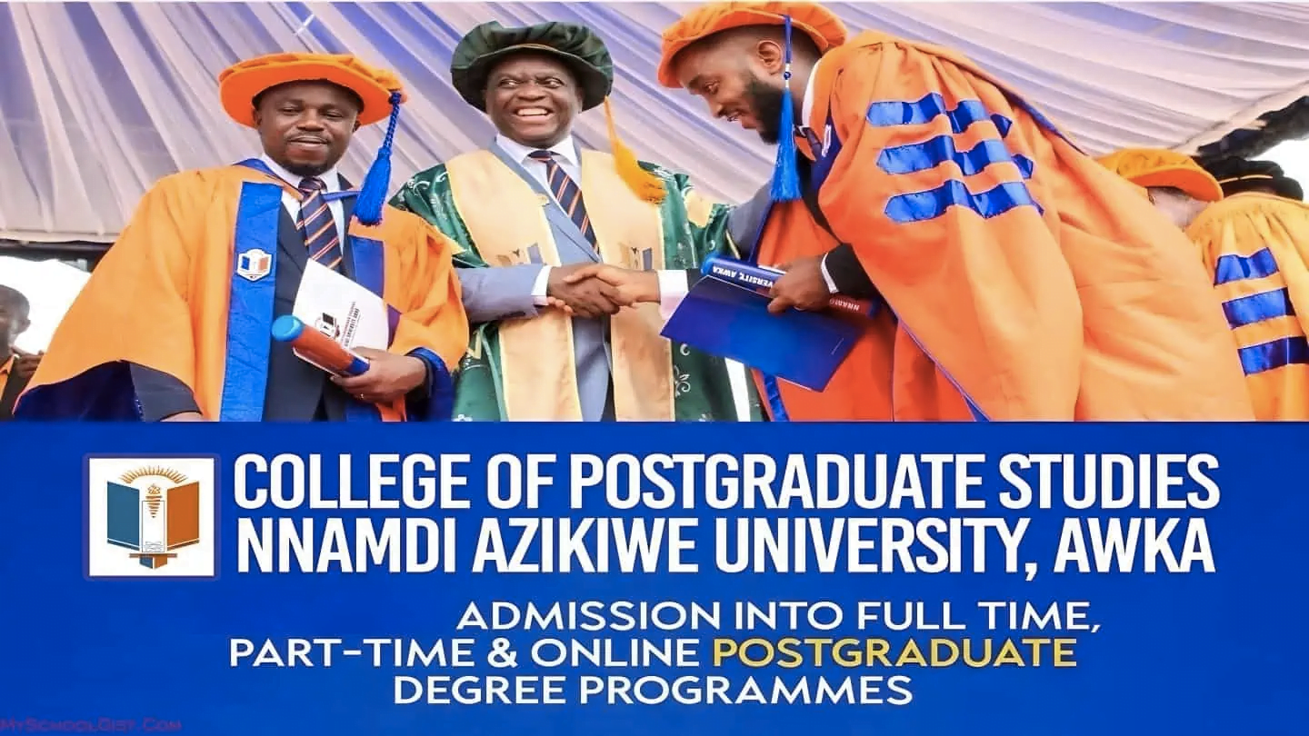 Nnamdi Azikiwe University (unizik) Postgraduate Form 2023/2024