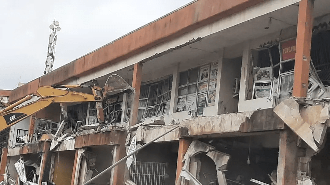 FCTA demolishes UTC Shopping Complex in Abuja