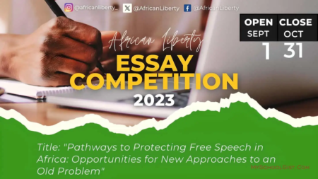 African Liberty Essay Contest 2023 [up To $500 Prizes]