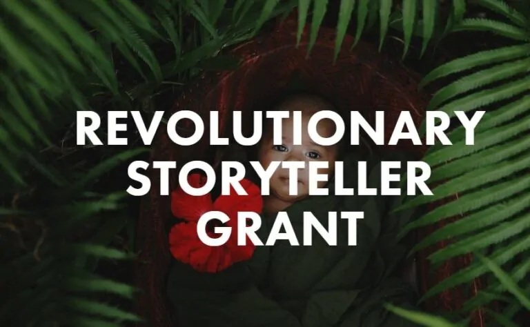 Apply For Revolutionary Storyteller Grant 2024