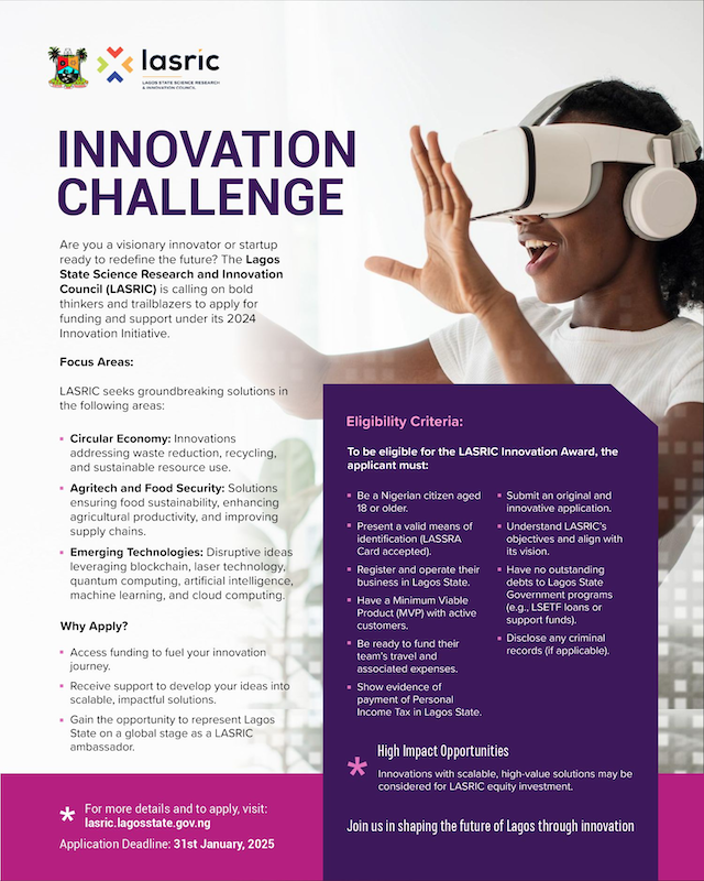 Lasric Innovation Challenge For Bold Thinkers And Trailblazers